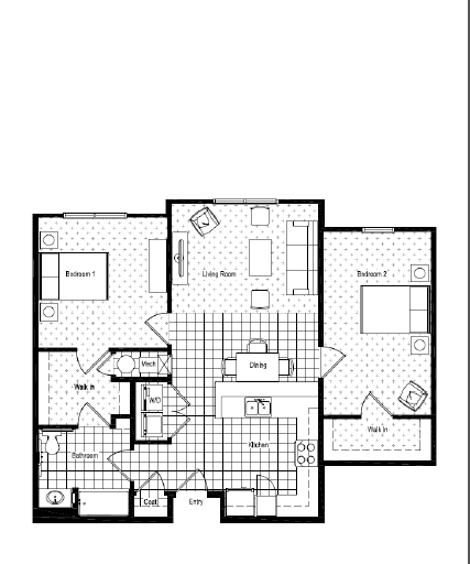 2BR/2BA - Madison Place Apartments