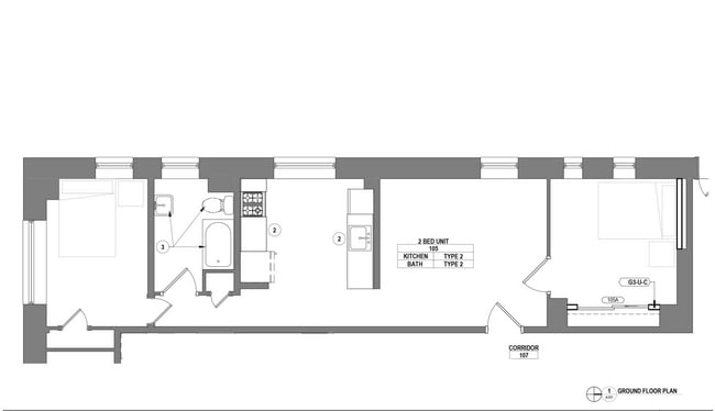 Pine St 105 Floorplan - 1500 Pine