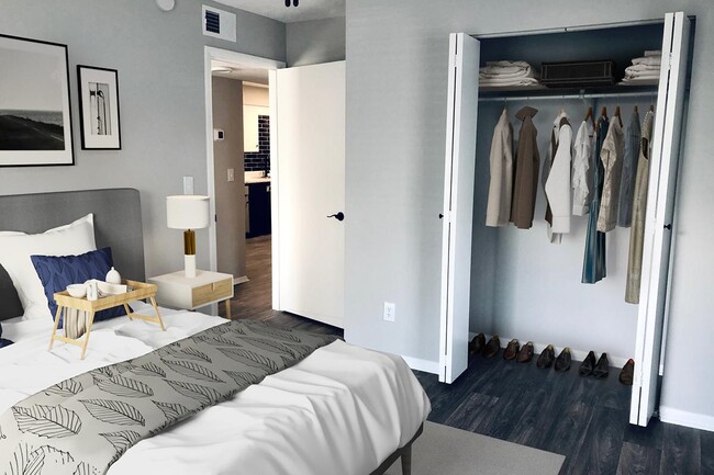 YOUR ELEGANT BEDROOM AWAITS - The Roosevelt Apartment Homes