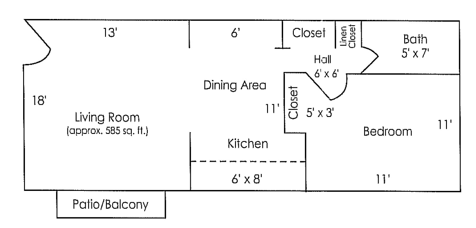Parkview Estates – One Bedroom