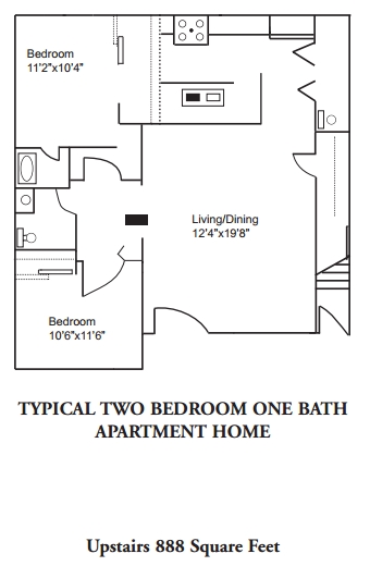 2HAB/1BA - Country Ridge