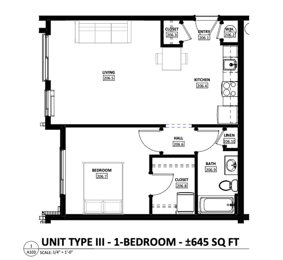 Primary Photo - Beautiful, Brand New One Bedroom Near CSU!