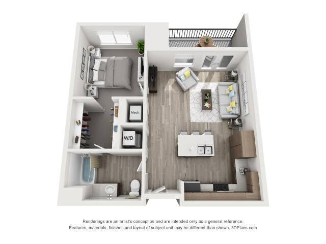 Plano de planta - Milagro Apartments