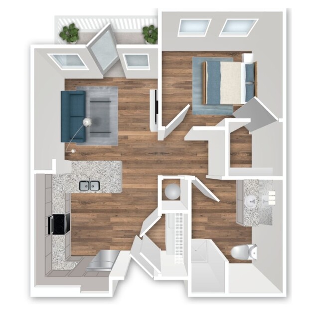 Plano de planta - The Rhett