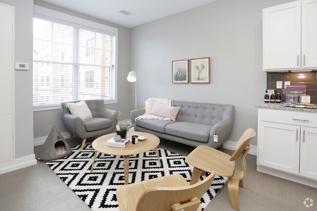 1 habitación, sala de estar - Heritage Place Apartments