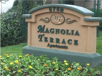 Apartment Sign - Magnolia Terrace Apartment Homes