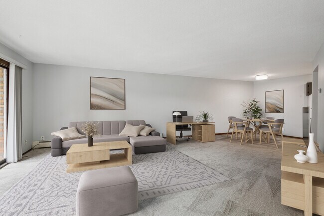 Living room and dining room - 3200 Virginia Ave S