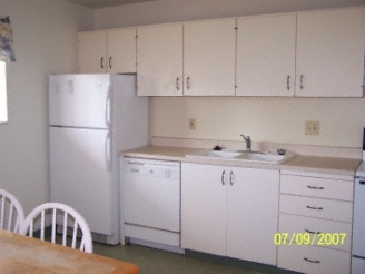 Oak Tree en la cocina - Oak Tree Apartment