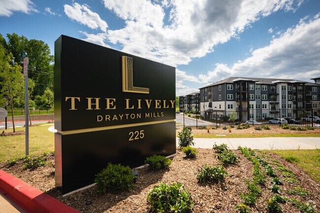 Letrero de apartamento - Lively at Drayton Mills