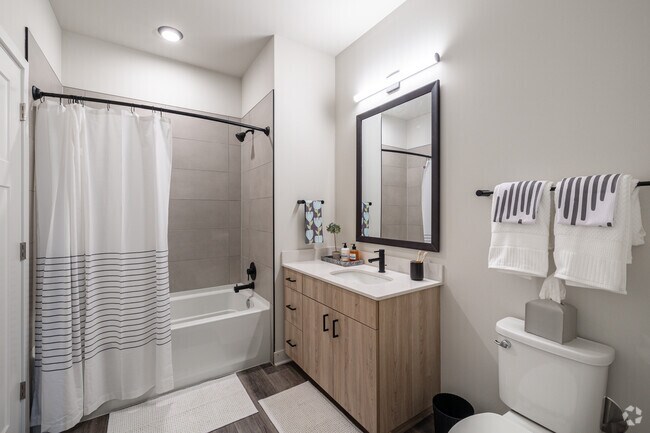 1HAB, 1BA - 770 ft² - Baño - The Dawson