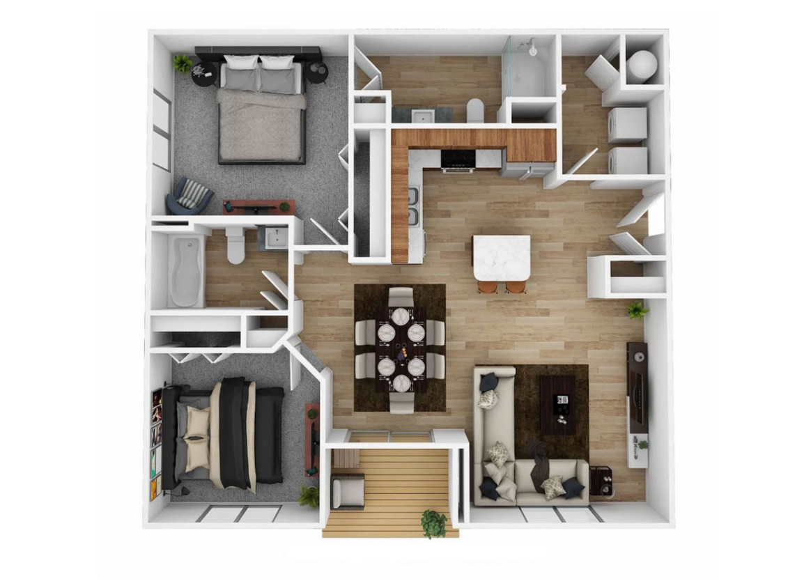 Foto principal - 2- bedroom, 2-bathroom