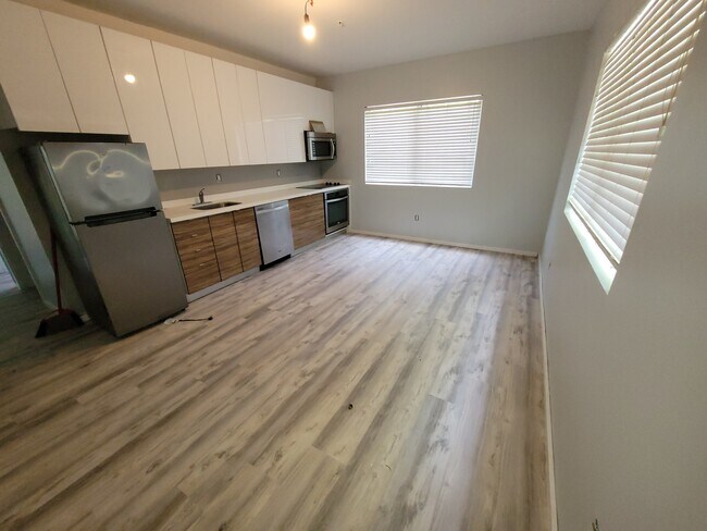 Open concept living room and dining room - 820 15th St