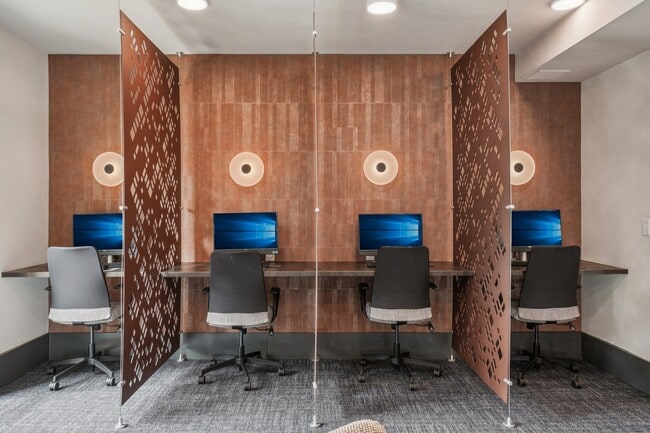 Coworking Lounge with Computers and Printers - Inkwell at Baseline