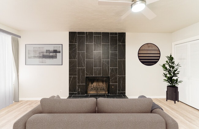 2nd Livingroom with Fire place - 2102 Custer Ave