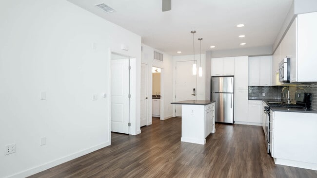 Living Room with Hard Surface Flooring - The Alton
