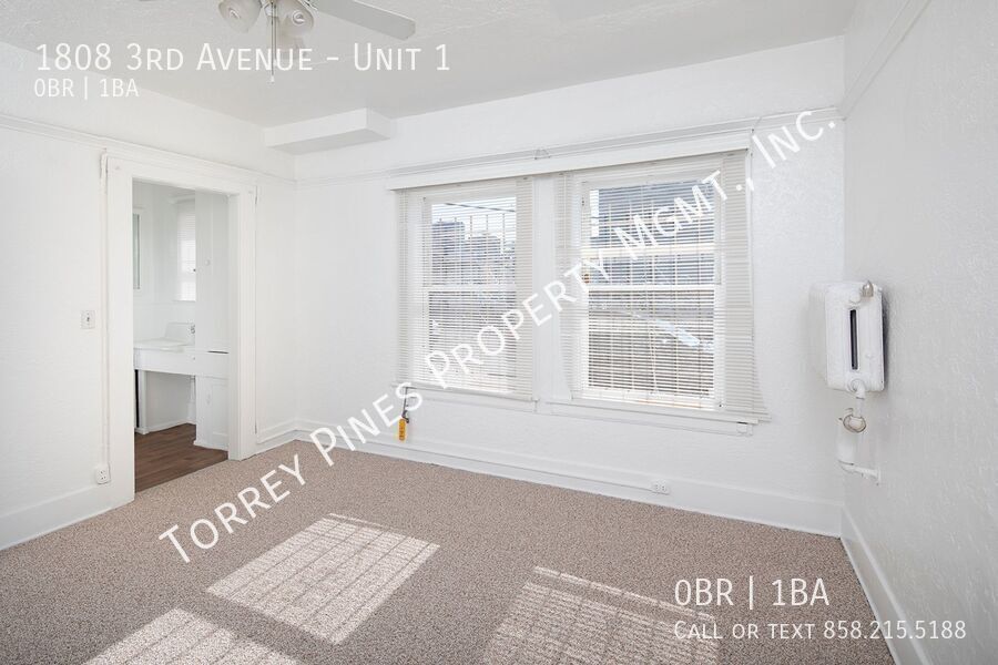 Primary Photo - Spacious Studio in Banker's Hill. Utilitie...