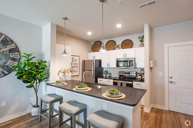 1BR, 1BA - Crescent - 643SF - Kitchen - The Farm at Golston Hill Collection