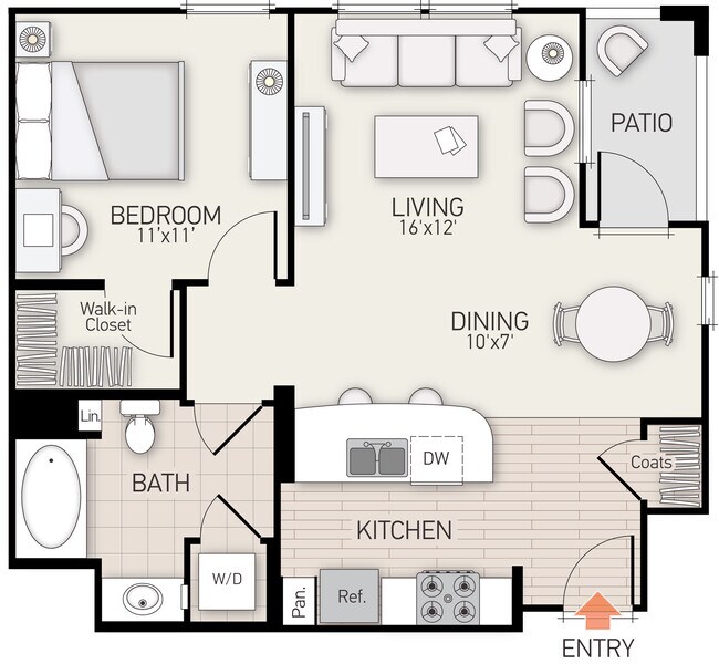 Floorplan - Palmeras Apartment Homes