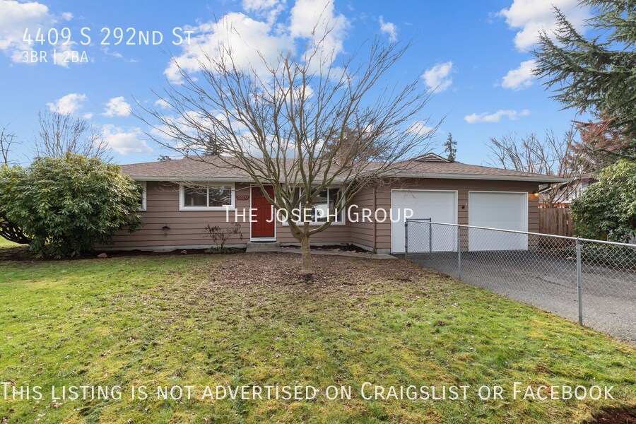 4409 S 292nd St, Auburn, WA 98001 House Rental in Auburn, WA