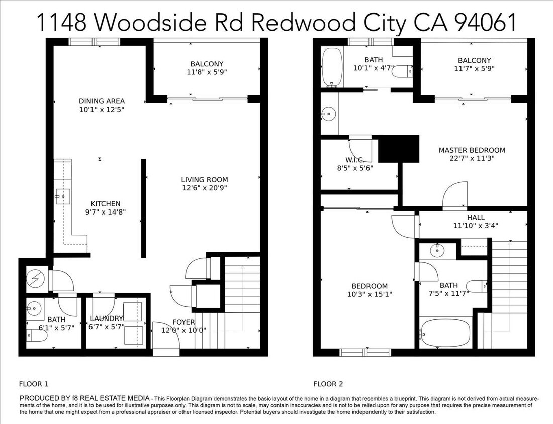 1148 Woodside Rd, Redwood City, CA 94061 Townhome Rentals in Redwood City CA