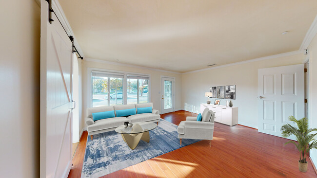 The oversized windows are excellent for circulating fresh air or just gazing out on a sunny day. - 20822 Norwalk Blvd