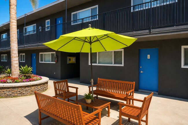 A great gathering place to catch some rays! - Capri Apartments at Isla Vista