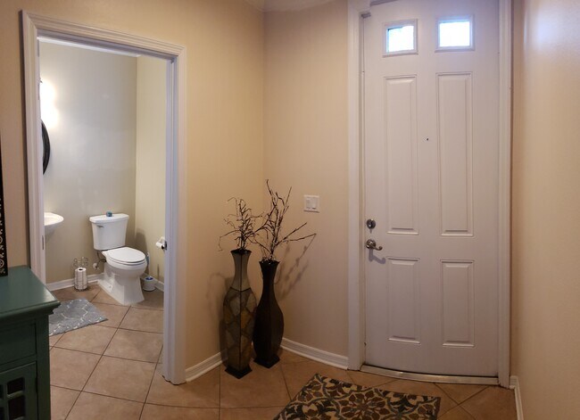 Front Door and Half Bathroom - 11560 Fountainhead Dr