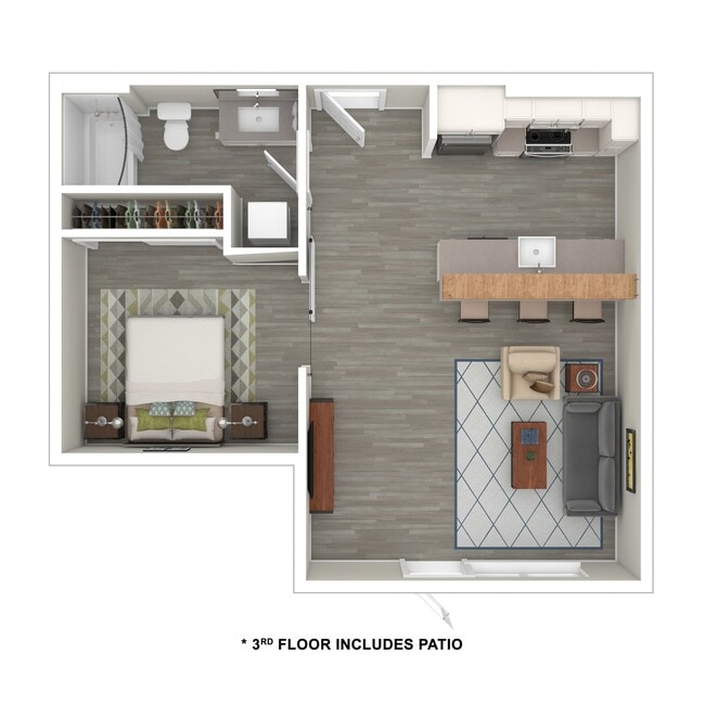 1X1-D-2 - Oro Apartments