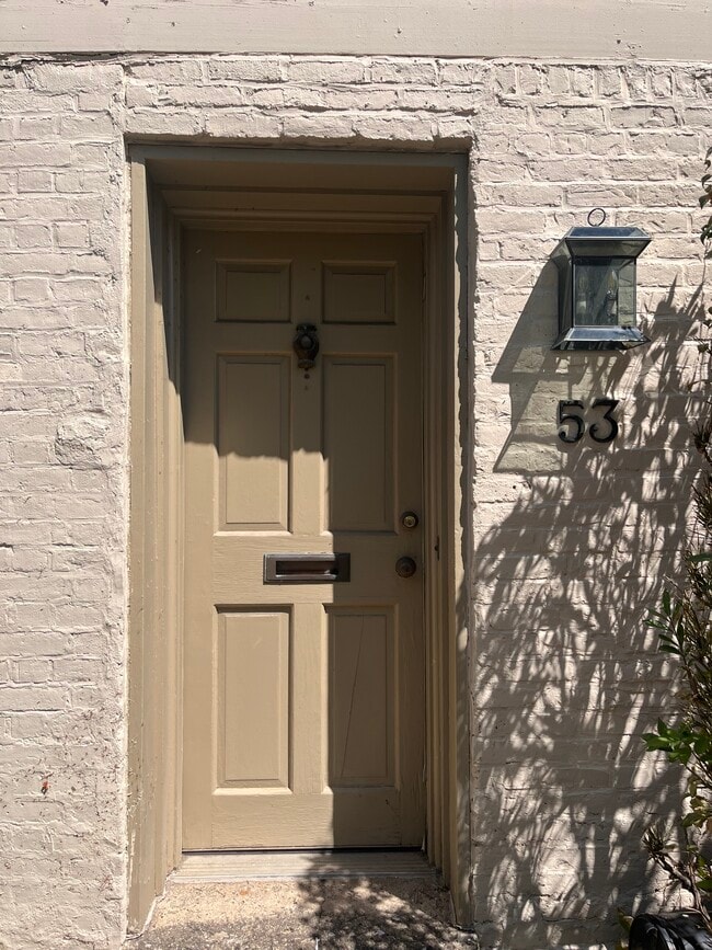 53 Bleecker Street - private entrance. Street-level entrance opens to stairway up to unit. - 53 Bleecker St