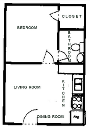 1BR/1BA - Sage Creek Apartments