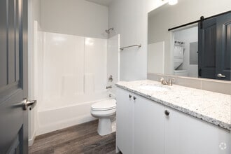 1BR, 1BA - 699SF - Bathroom - Cottages at Woodmen Heights