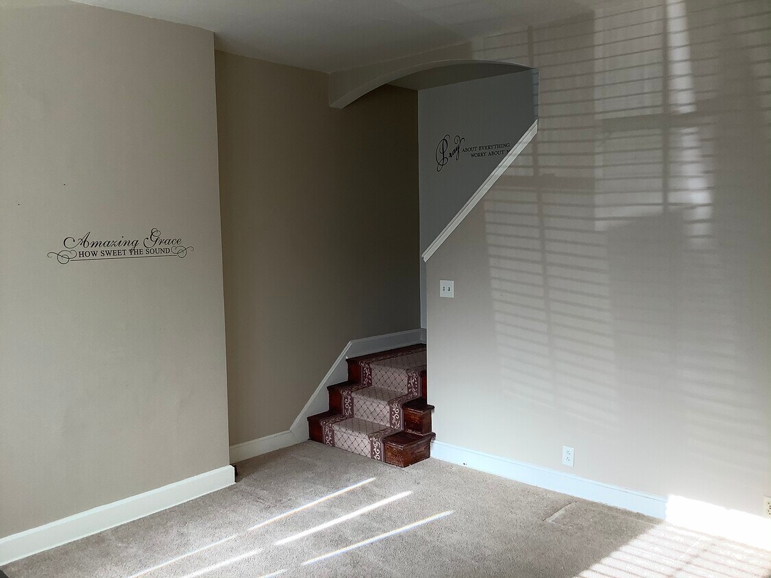 Going up stairs - 200 S Tenant St