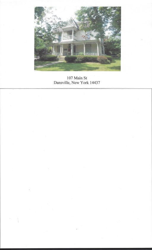 2nd floor aparment - 107 Main St