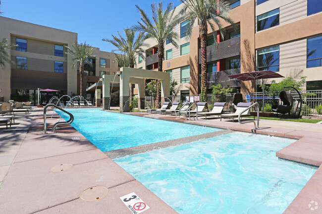 Pool Area - Audere Apartments