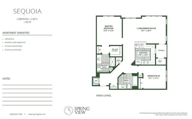 Interior Photo - Spring View