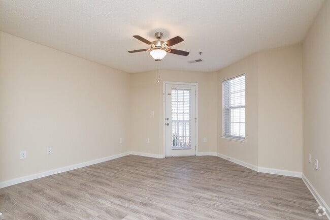 3BR, 2BA - 1,152 SF - Living Room - Rosewood at Clemson