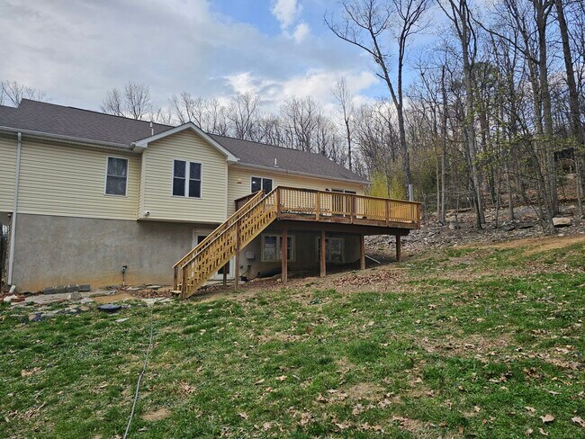 Rear of house - 852 Gray Fox Rd