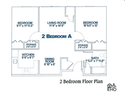 2BR/1BA - Southwind Landing Senior Apartments