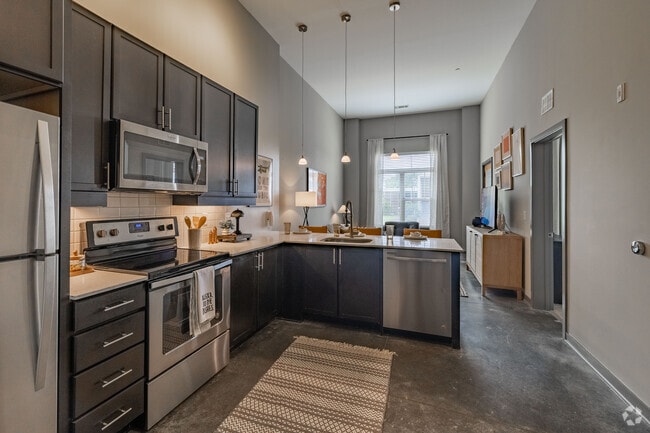 1BR, 1BA - A5 - 705SF - Kitchen - Eastside Heights Apartments