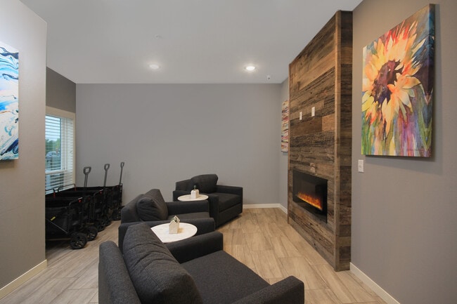 Front Fireplace area - Courtyard Apartments