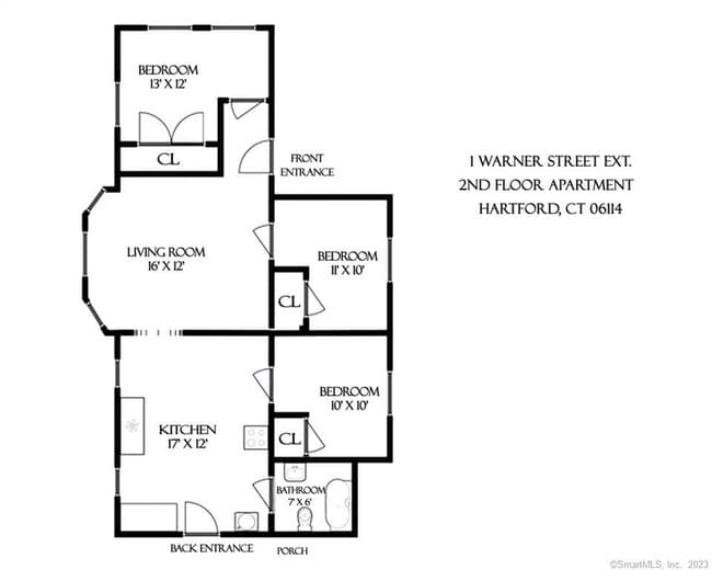 1 Warner St Ext Unit 2nd floor, Hartford, CT 06114 Room for Rent in