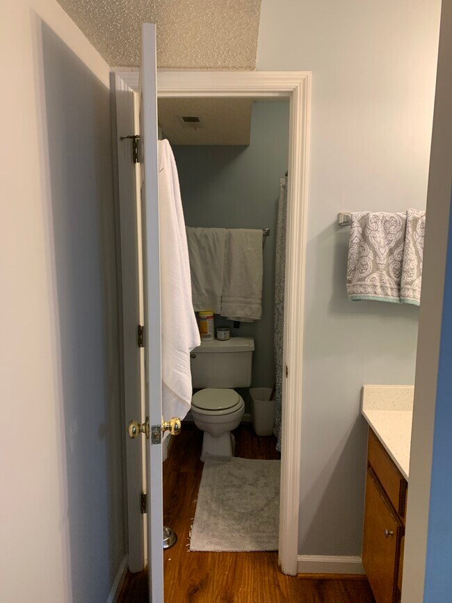 Baño delantero. Este baño se comunica con la sala de estar y actúa como baño para invitados - 2165 S Milledge Ave