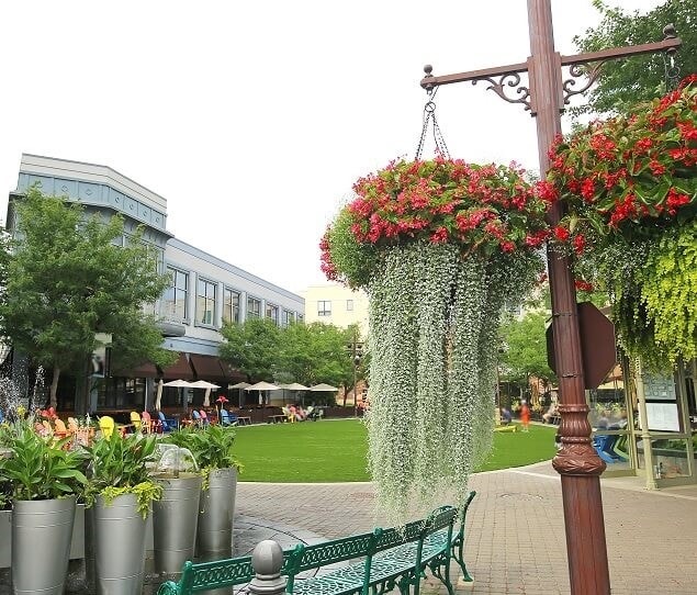 The popular shopping destination Park Place is located in neighboring Leawood