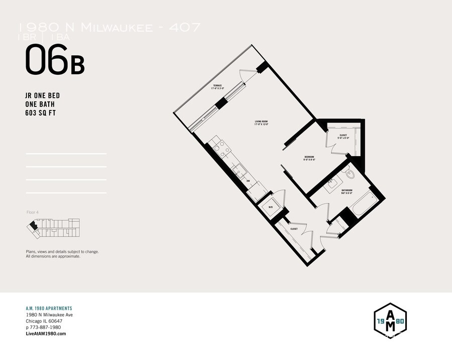 Primary Photo - AM1980 - Luxury One Bedroom