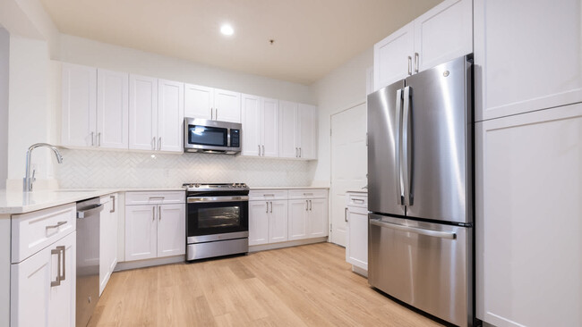 Kitchen with Stainless Steel Appliances - Vintage