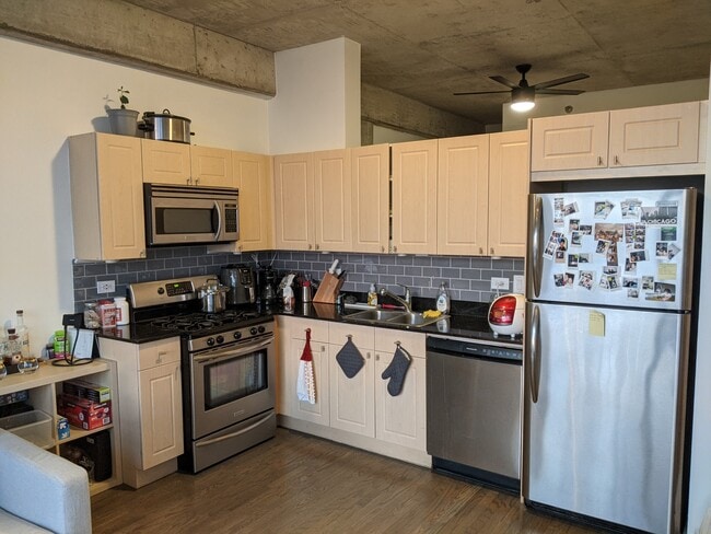 Kitchen (all stainless steel appliances, garbage disposal) - 1620 S Michigan Ave