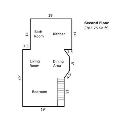 Floor plan - 113 W Mary St