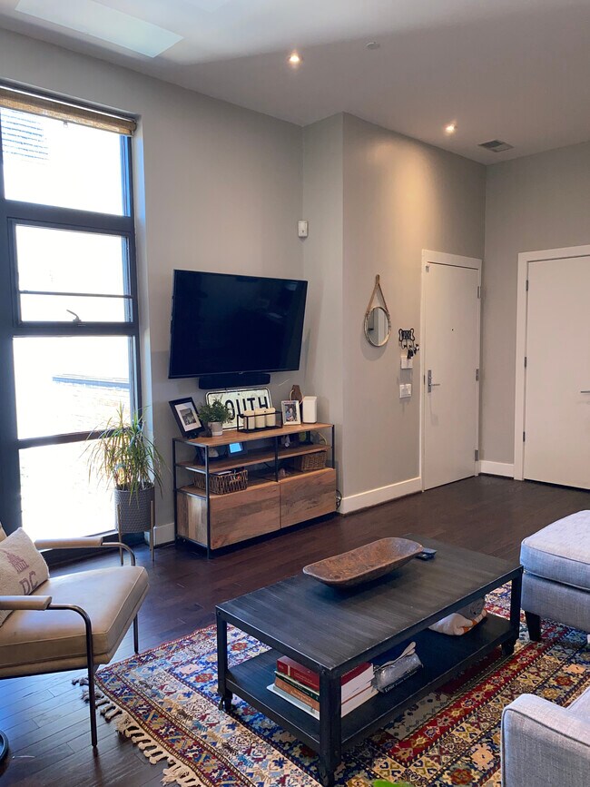 Entry door on left, door on the right leads to half bath - 2426 Ontario Rd NW