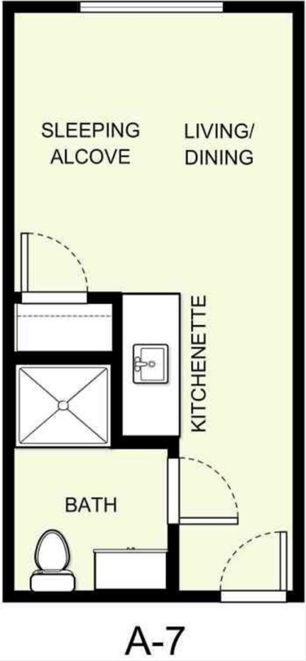 Plano de planta - Asher Point Independent Living of Mobile