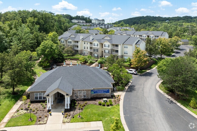 Aerial Photo - The Legends on the Park Apartments